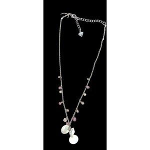Cookie Lee Coquette Beaded Shell Necklace